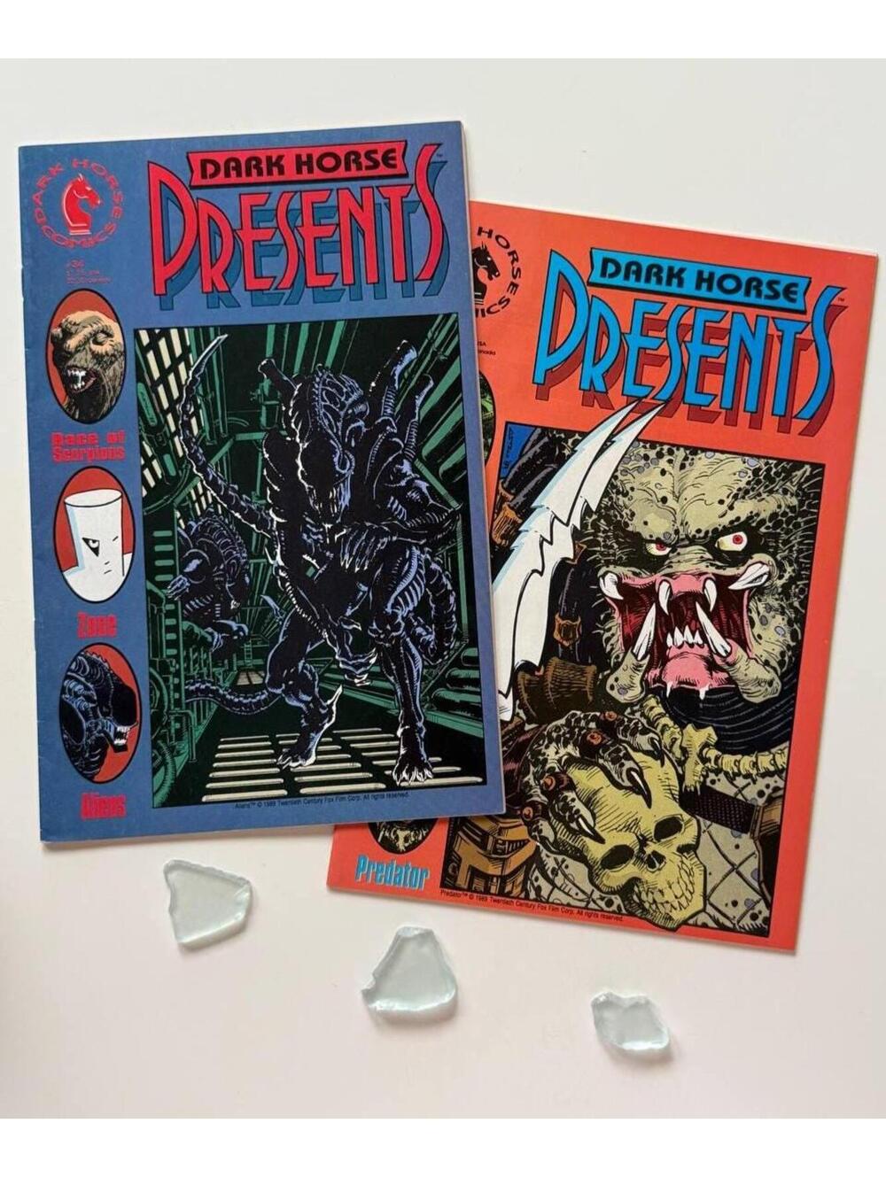 Dark Horse Presents #34 #35 Lot (1989) Aliens Predator • Comic Book Set